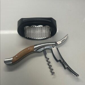 High-end designer wine opener+new garlic mincer